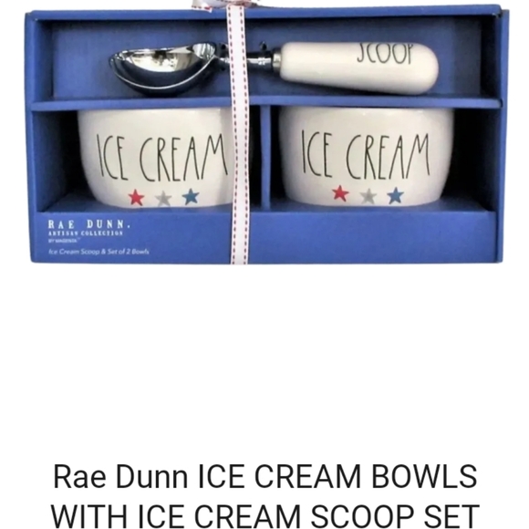 Rae Dunn Ice Cream Bowls - Picture 2 of 3
